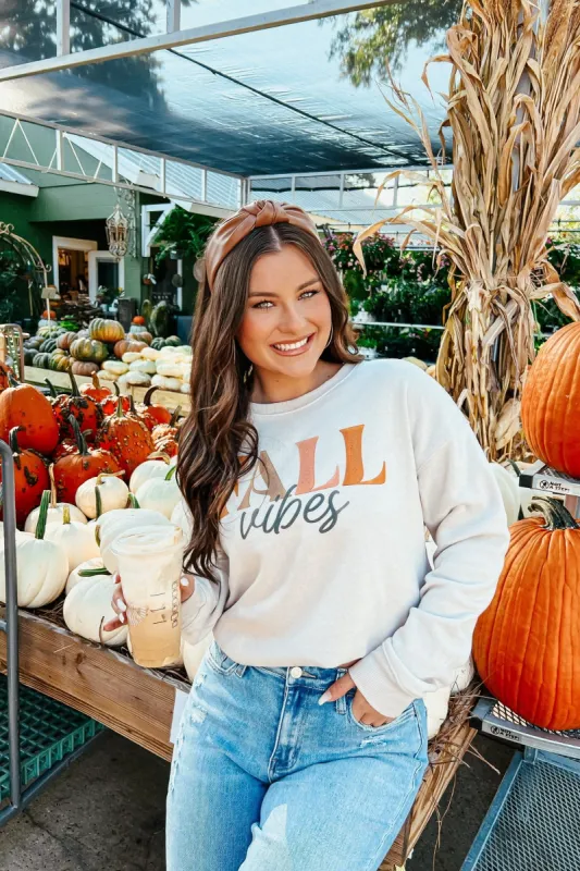 Fall Vibes Graphic Sweatshirt sold by Bella Rose boutique
