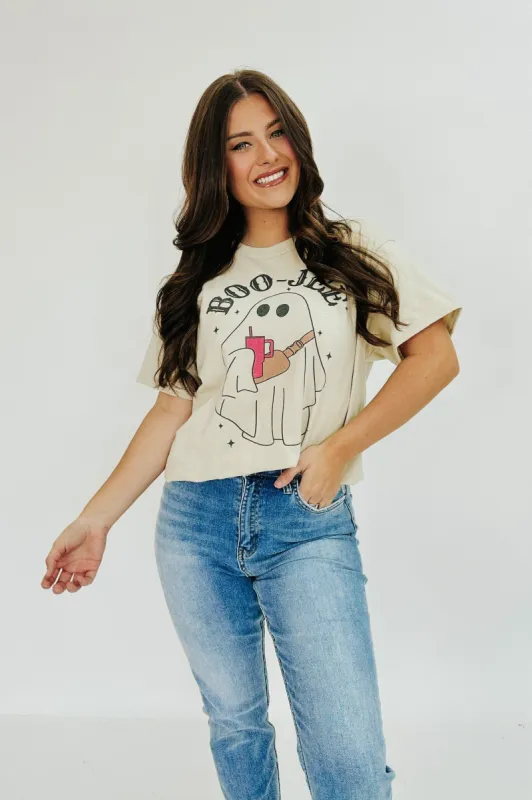 BOO-JEE Boo Graphic Tee sold by Bella Rose boutique