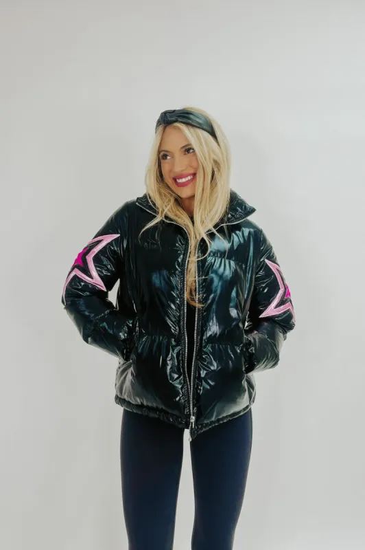 In The Starlight Puffer Jacket sold by Bella Rose boutique