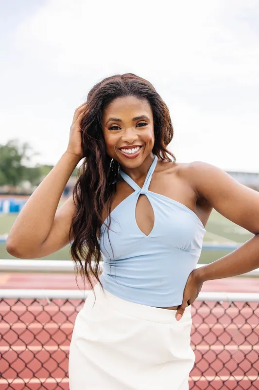 As If Halter Tie Top sold by Bella Rose boutique