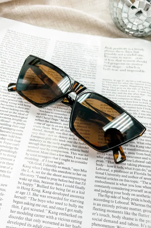 Clover Tortoise Cat Eye Sunglasses sold by Bella Rose boutique