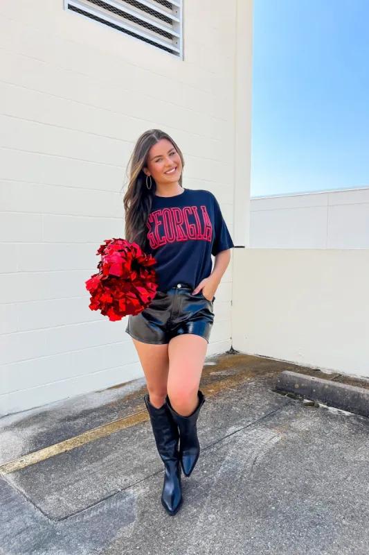 Georgia Rep You College Graphic Tee sold by Bella Rose boutique