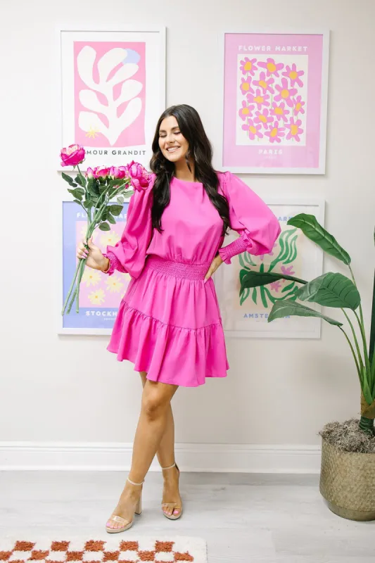 Katie Long Sleeve Dress sold by Bella Rose boutique
