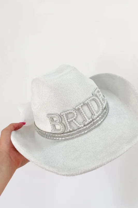 Bridal Embellishment Cowgirl Hat sold by Bella Rose boutique