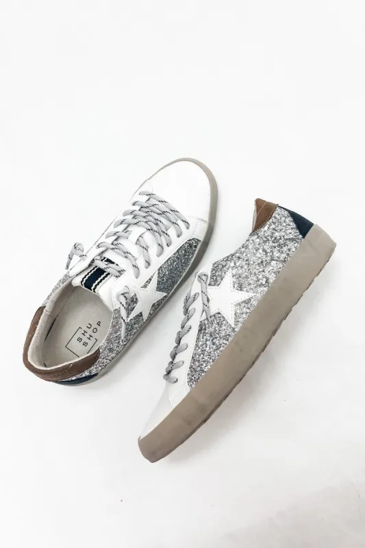 RESTOCK: I'm On My Way Glitter Sneakers sold by Bella Rose boutique
