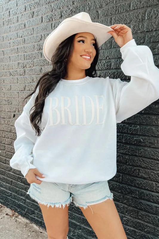 Bride Puff Sweatshirt made by Bella Rose boutique