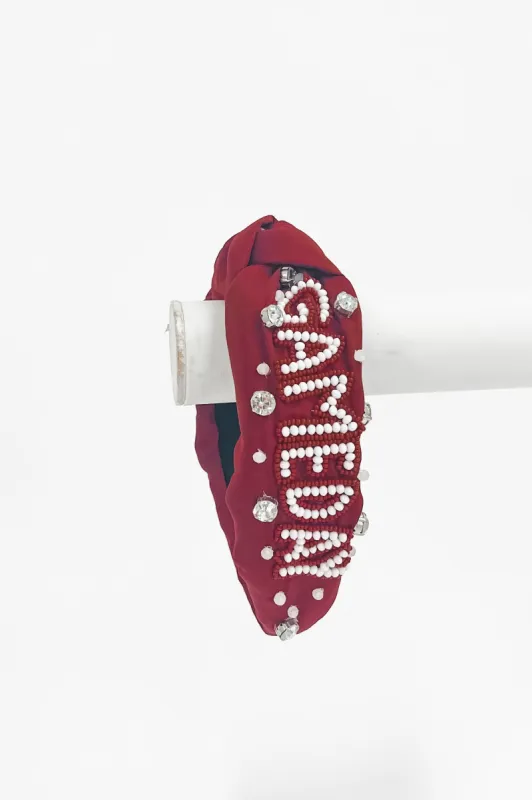 Game Day Top Knotted Headband sold by Bella Rose boutique