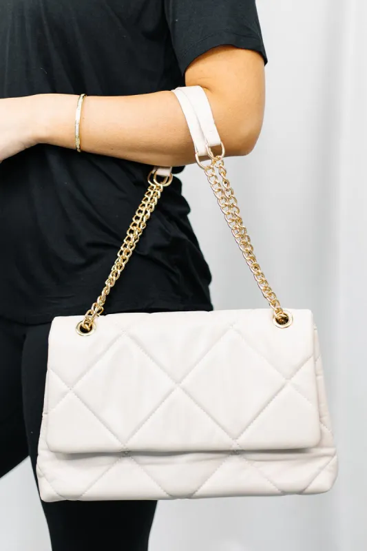 The Valentina Quilted Crossbody/Shoulder Bag sold by Bella Rose boutique