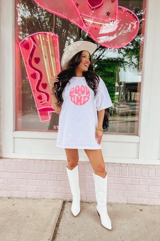Groovy Good Times Graphic Tee sold by Bella Rose boutique