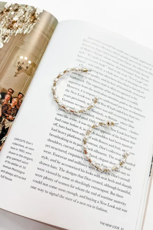 Pearl Embellished Hoops sold by Bella Rose boutique