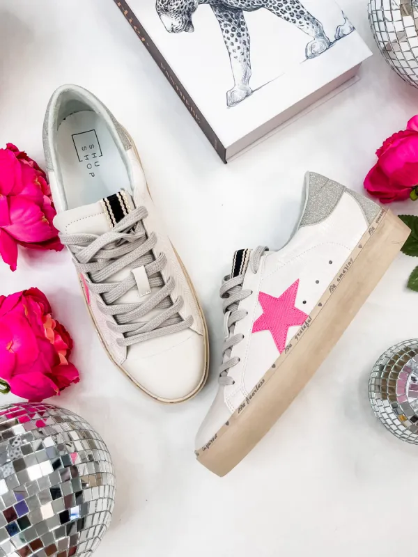 A Stellar Weekend Embellished Star Sneakers sold by Bella Rose boutique