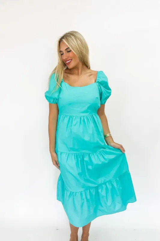 Blessed With Beauty Midi Dress sold by Bella Rose boutique