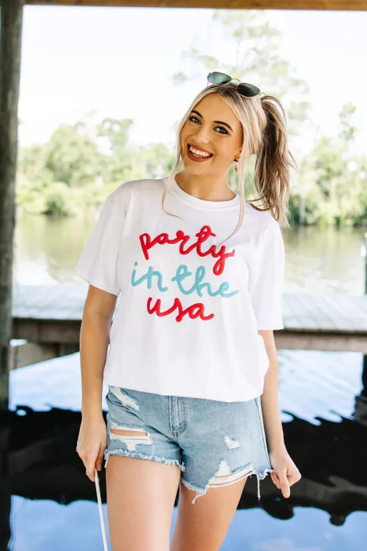Party In The USA Graphic Tee sold by Bella Rose boutique