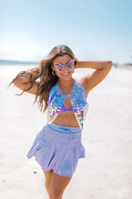 LAST ONE (ONE SIZE) An Enchanting Gaze Embellished Top sold by Bella Rose boutique