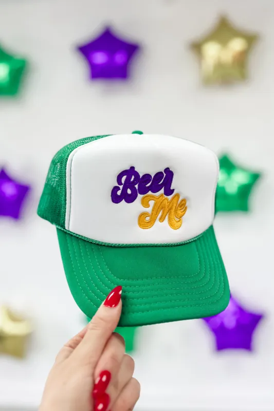 "Beer Me" Trucker Hat sold by Bella Rose boutique