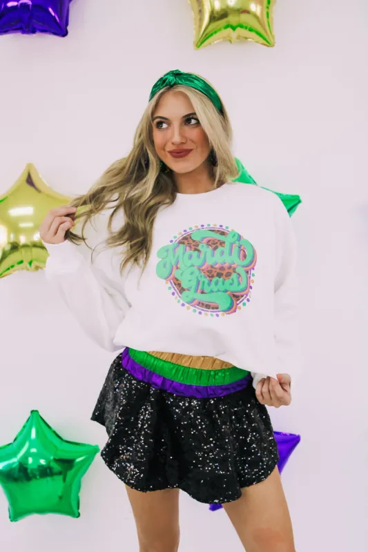 Life Of The Mardi Sweatshirt made by Bella Rose boutique