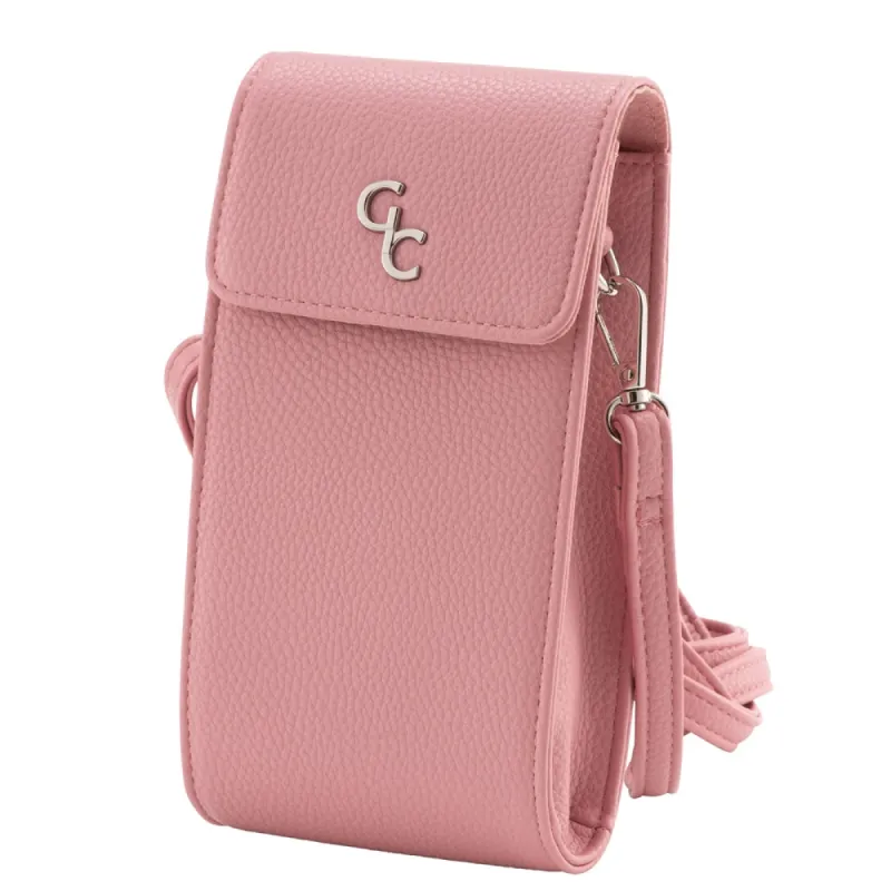 Galway Crystal Fashion Mini Crossbody - Rose Pink sold by Belleek
