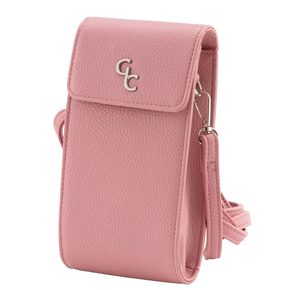 Galway Crystal Fashion Mini Crossbody - Rose Pink sold by Belleek