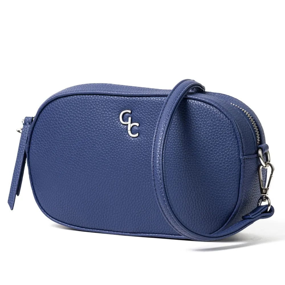 Galway Crystal Fashion Crossbody Bag - Navy sold by Belleek