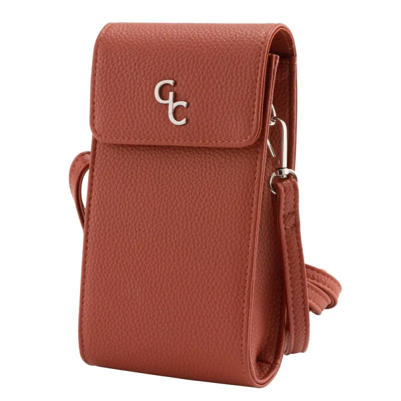 Galway Crystal Fashion Mini Crossbody - Rust sold by Belleek