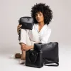 Galway Crystal Fashion Crossbody Bag - Black sold by Belleek