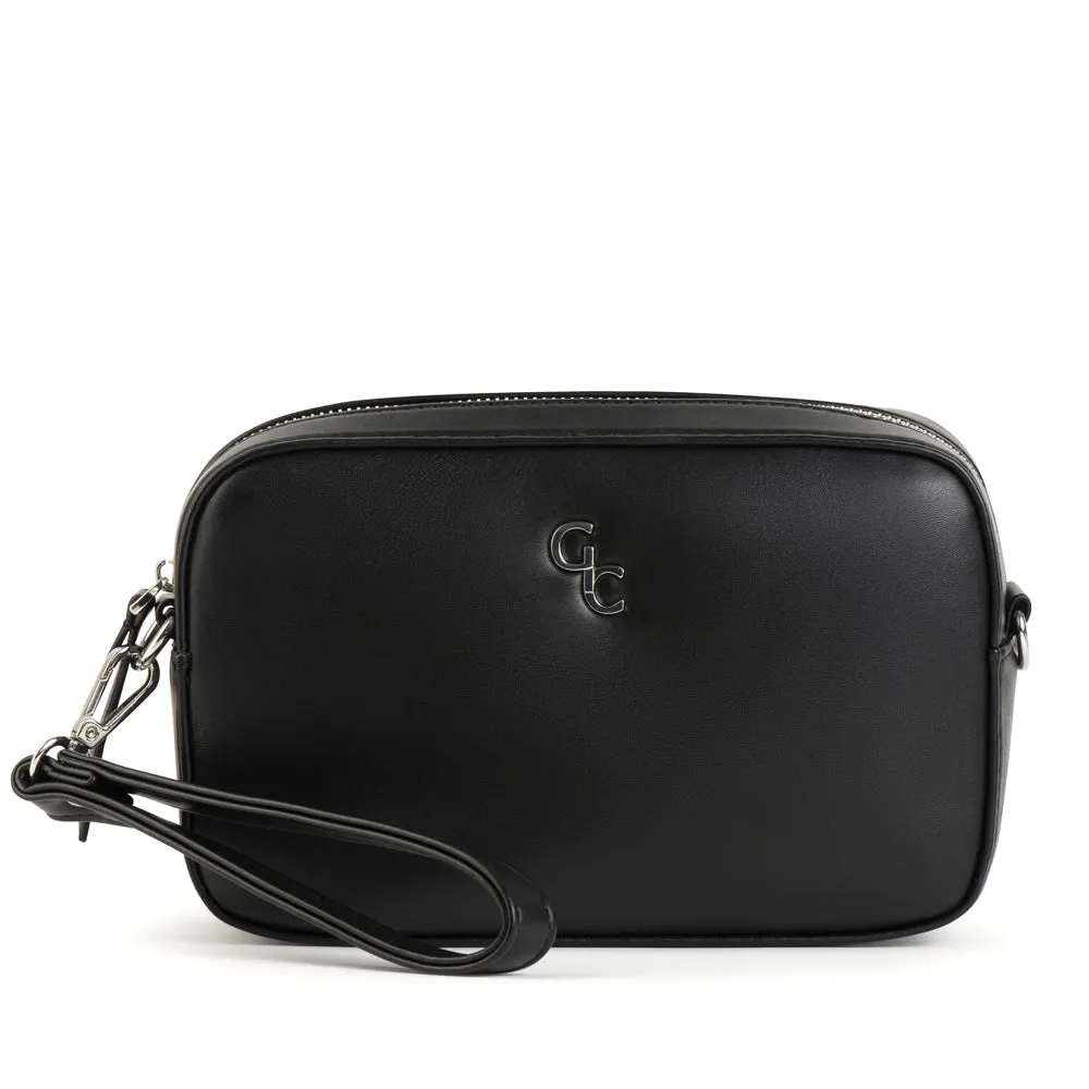 Galway Crystal Fashion Crossbody Bag - Black sold by Belleek