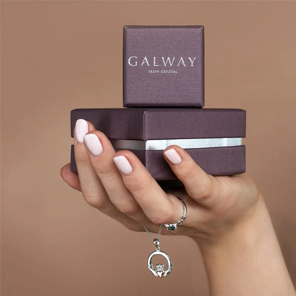 Galway Crystal Trinity Knot Sterling Silver Earrings sold by Belleek product image thumbnail 3