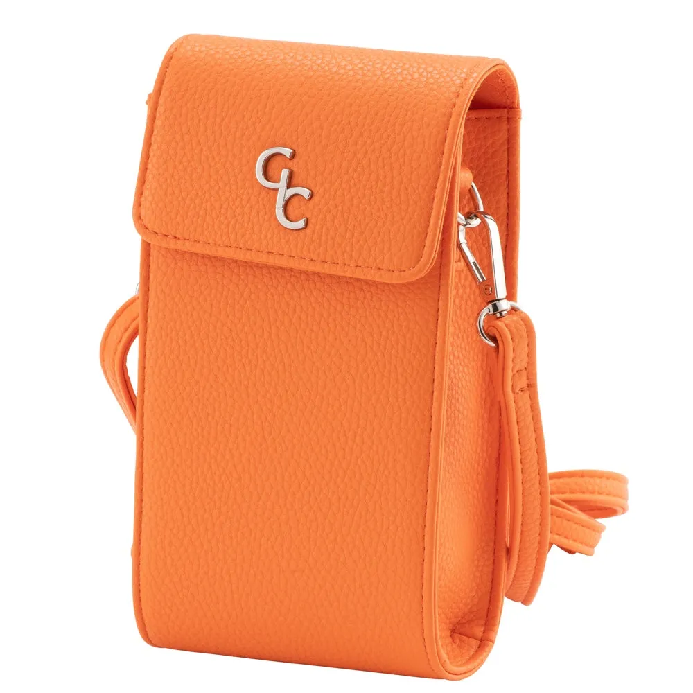 Galway Crystal Fashion Mini Crossbody - Orange sold by Belleek