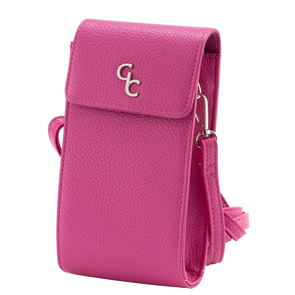 Galway Crystal Fashion Mini Crossbody - Cerise sold by Belleek