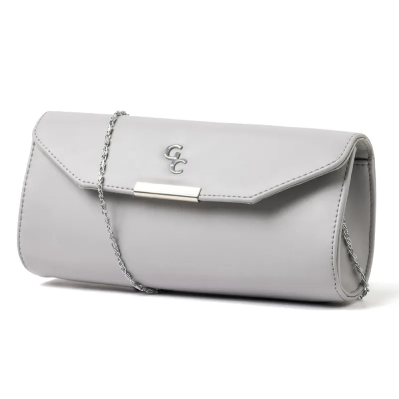 Galway Crystal Fashion Clutch - Grey sold by Belleek