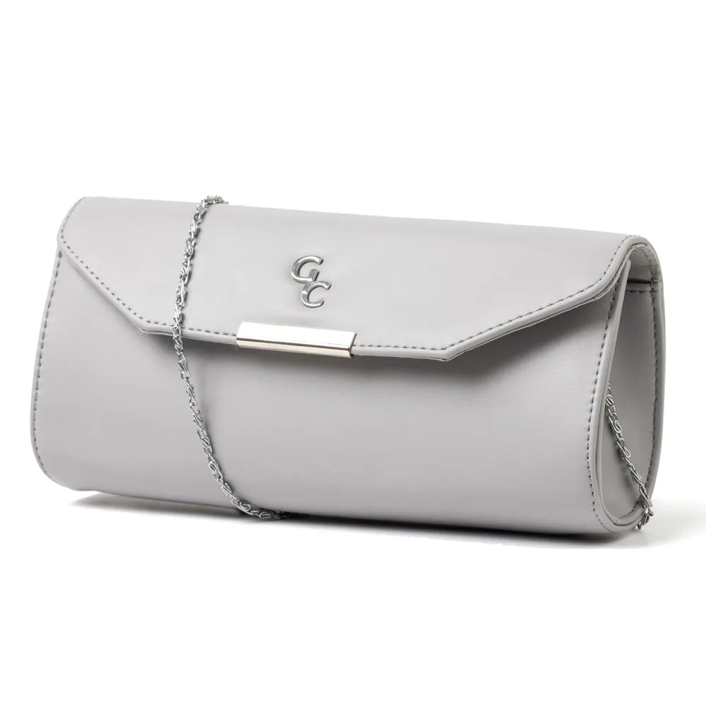 Galway Crystal Fashion Clutch - Grey sold by Belleek
