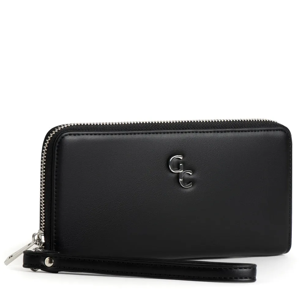 Galway Crystal Fashion Ladies Wallet - Black sold by Belleek