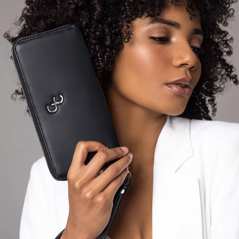 Galway Crystal Fashion Ladies Wallet - Black sold by Belleek product image thumbnail 3