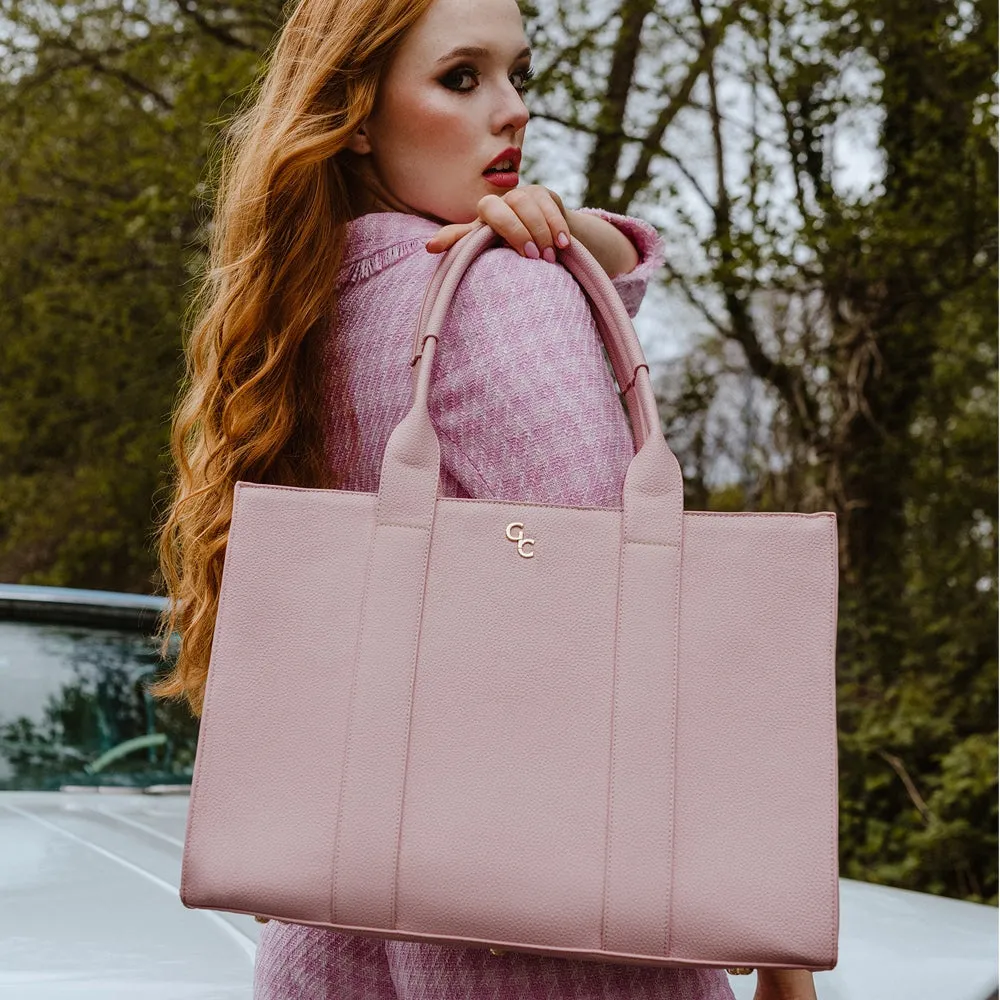 Galway Crystal Fashion XL Tote Cloud Pink sold by Belleek product image thumbnail 2