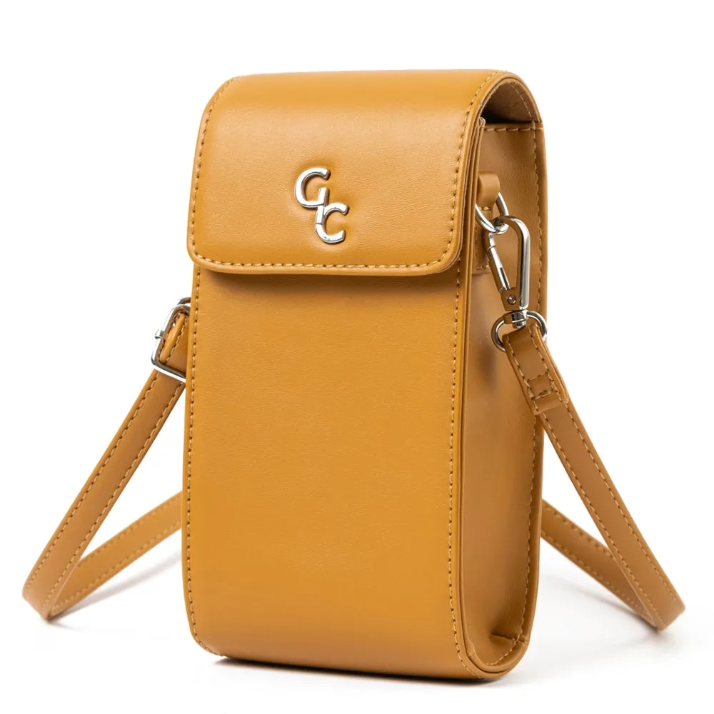 Galway Crystal Fashion Mini Crossbody - Tan sold by Belleek
