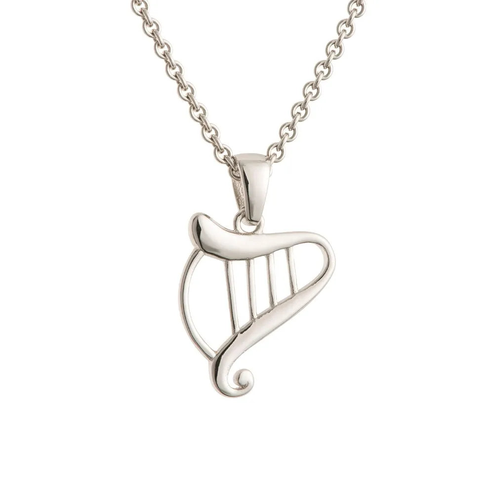Galway Crystal Harp Sterling Silver Pendant sold by Belleek