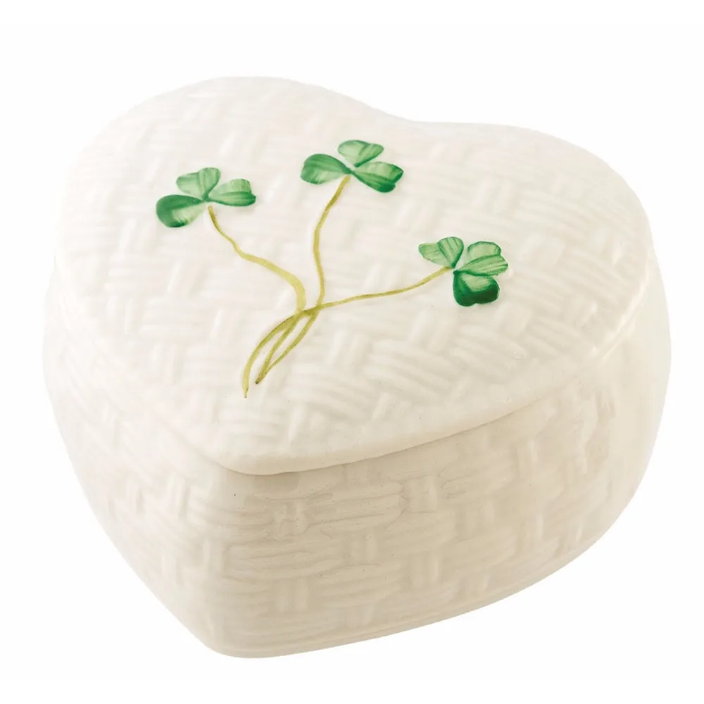 Belleek Classic Kylemore Trinket Box sold by Belleek