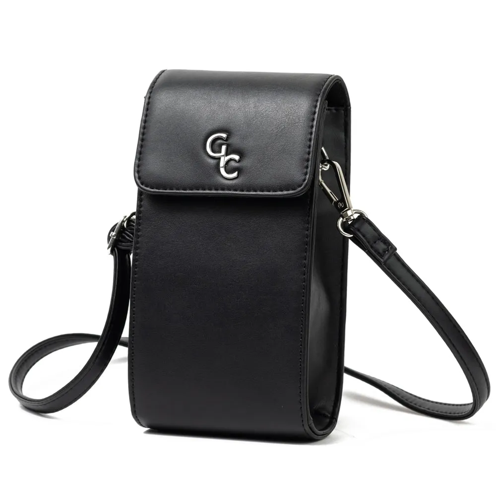 Galway Crystal Fashion Mini Crossbody - Black sold by Belleek