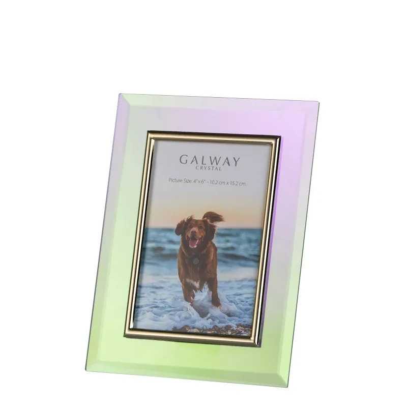 Galway Crystal Lustre Glass 4 x 6 Frame sold by Belleek
