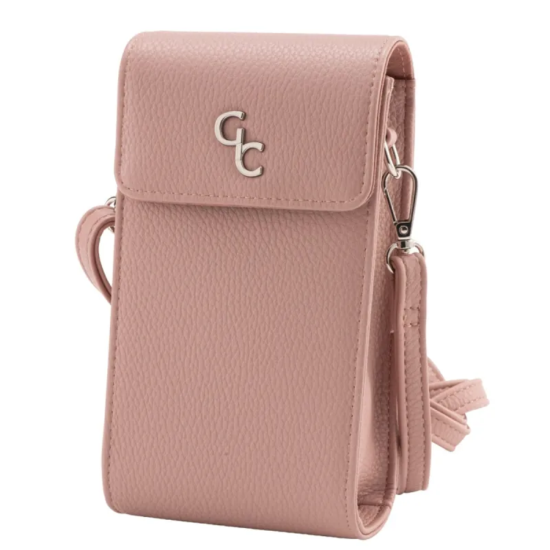 Galway Crystal Fashion Mini Crossbody - Dusty Pink sold by Belleek