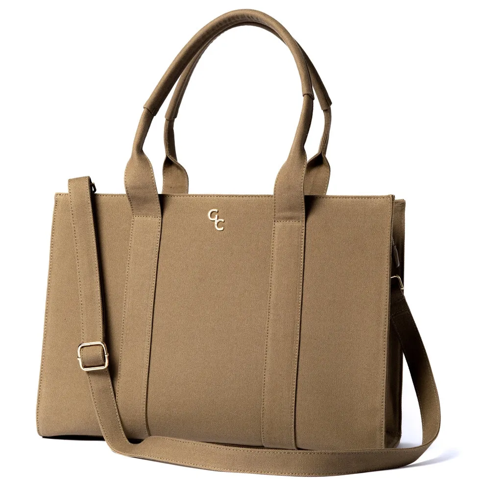 Galway Crystal Fashion XL Tote Sand Canvas sold by Belleek