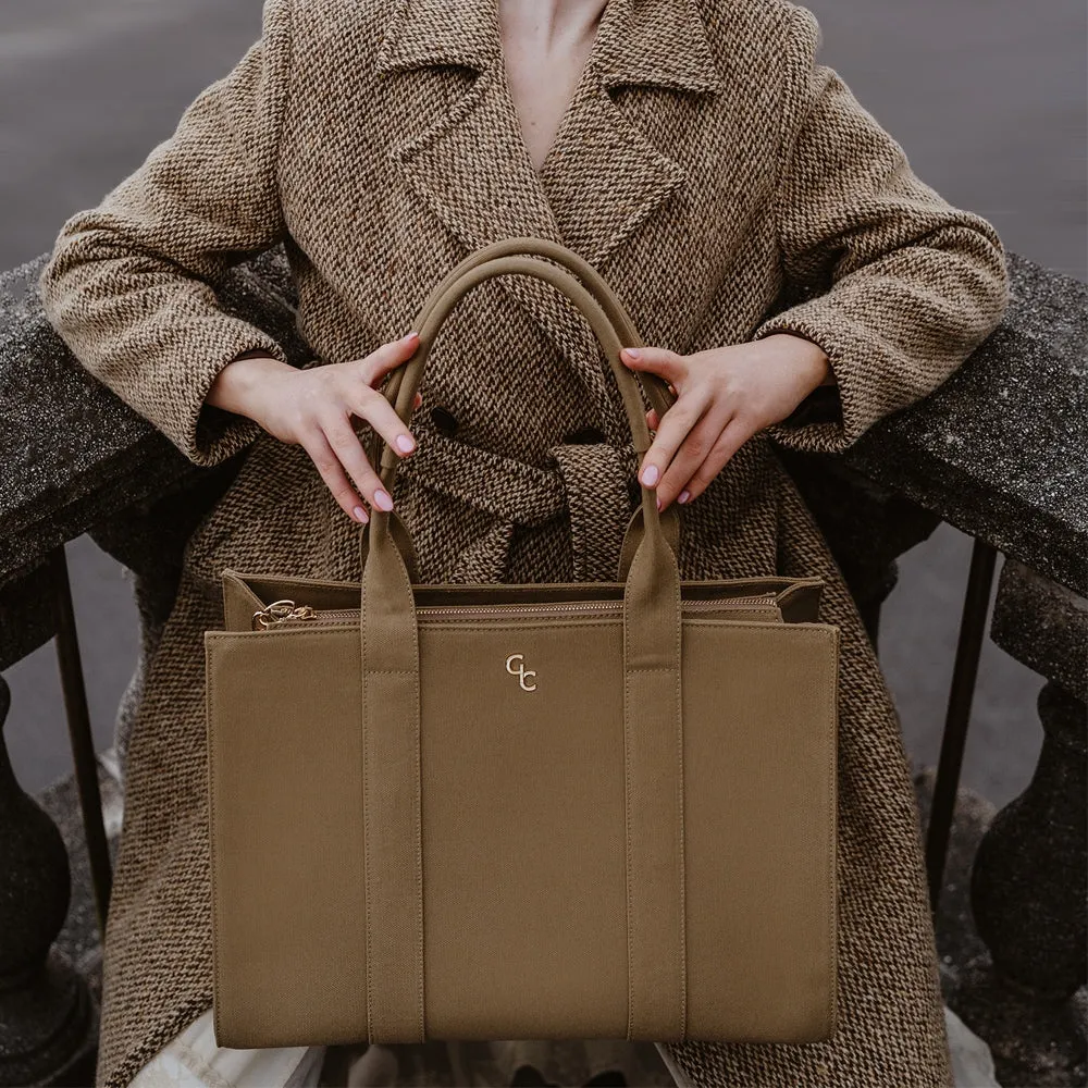 Galway Crystal Fashion XL Tote Sand Canvas sold by Belleek product image thumbnail 2