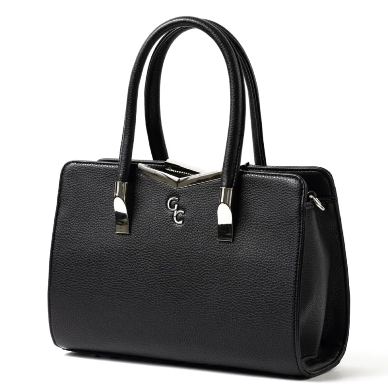 Galway Crystal Fashion Top Handle Handbag - Black sold by Belleek