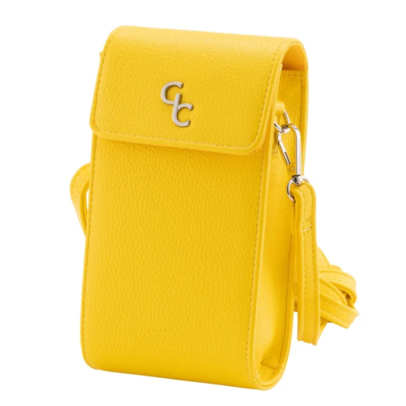 Galway Crystal Fashion Mini Crossbody - Yellow sold by Belleek