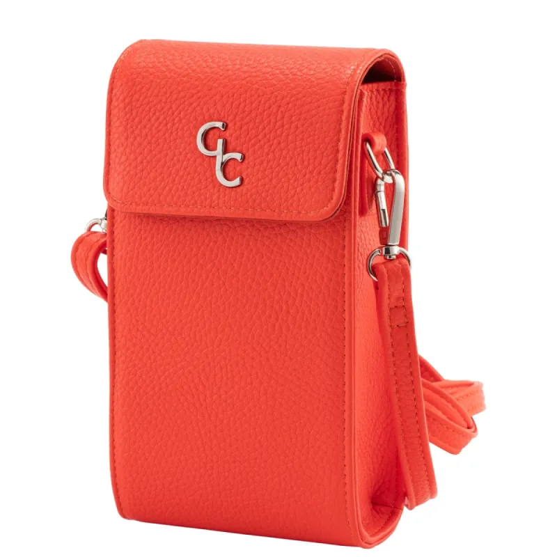 Galway Crystal Fashion Mini Crossbody - Tangerine sold by Belleek