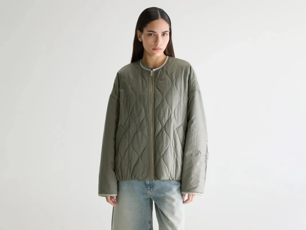 Highland quilted jacket (261 / W / THYM) sold by Bellerose