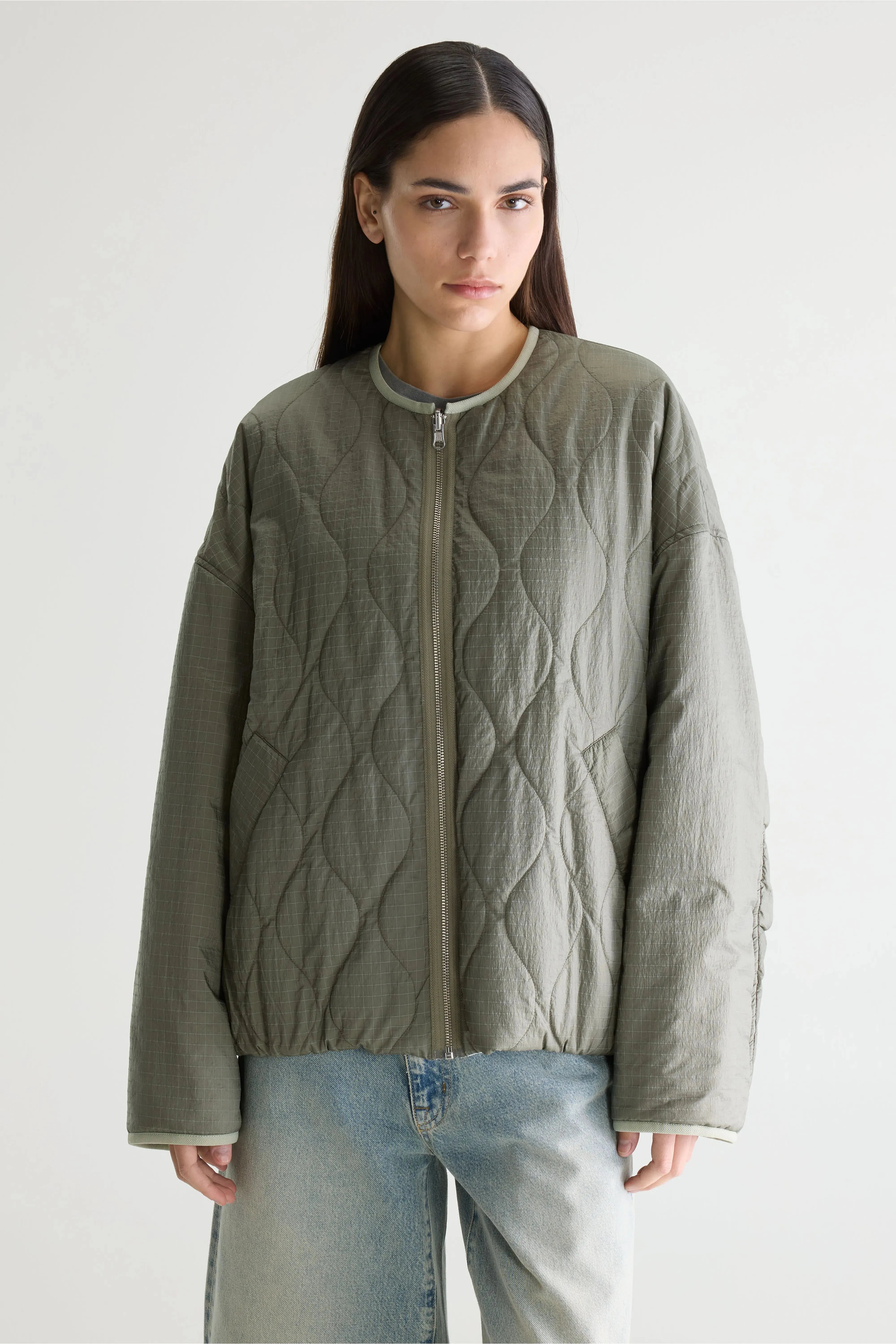 Highland quilted jacket (261 / W / THYM) sold by Bellerose product image thumbnail 2