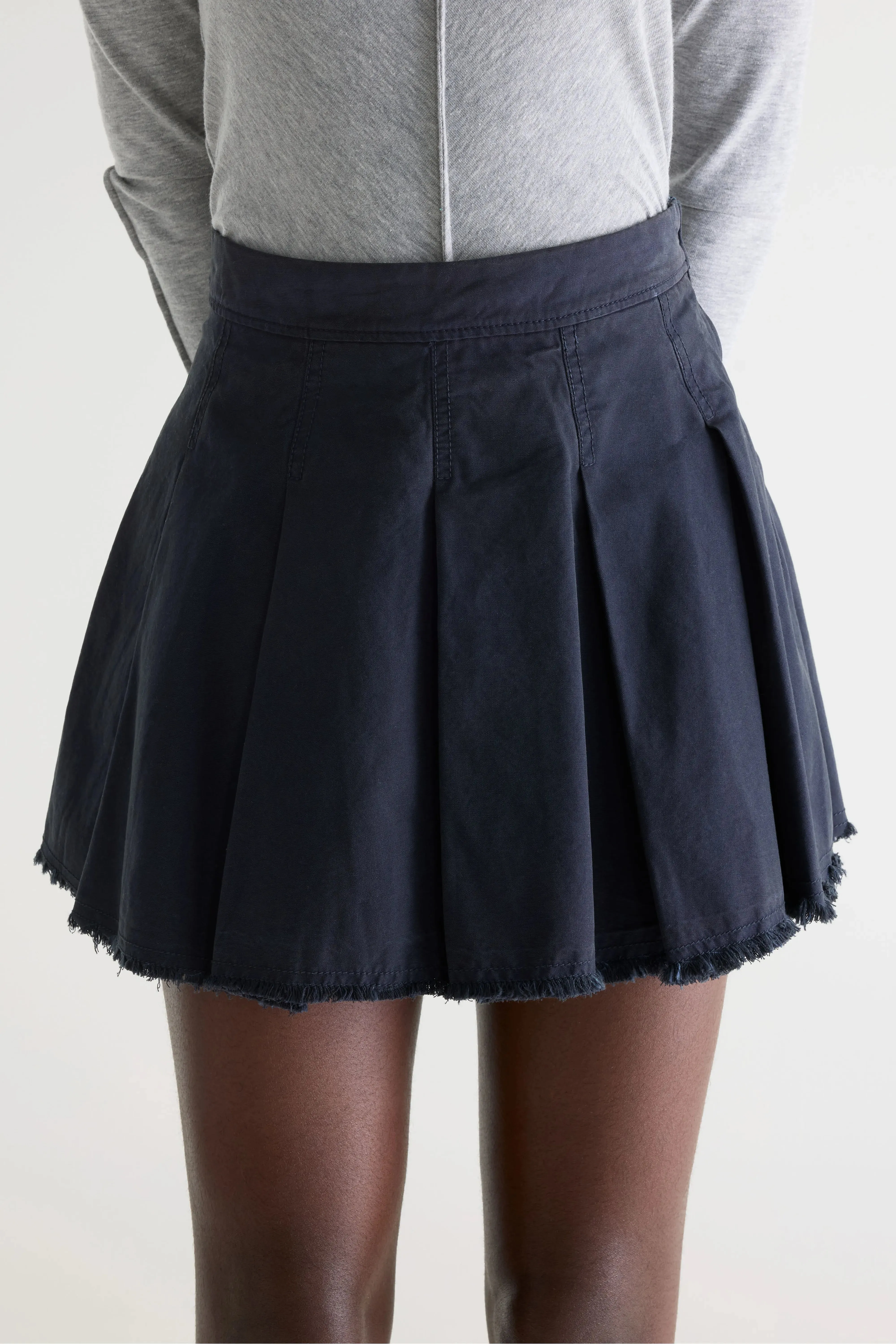 Windy pleated mini skirt (261 / W / NAVY) sold by Bellerose product image thumbnail 3