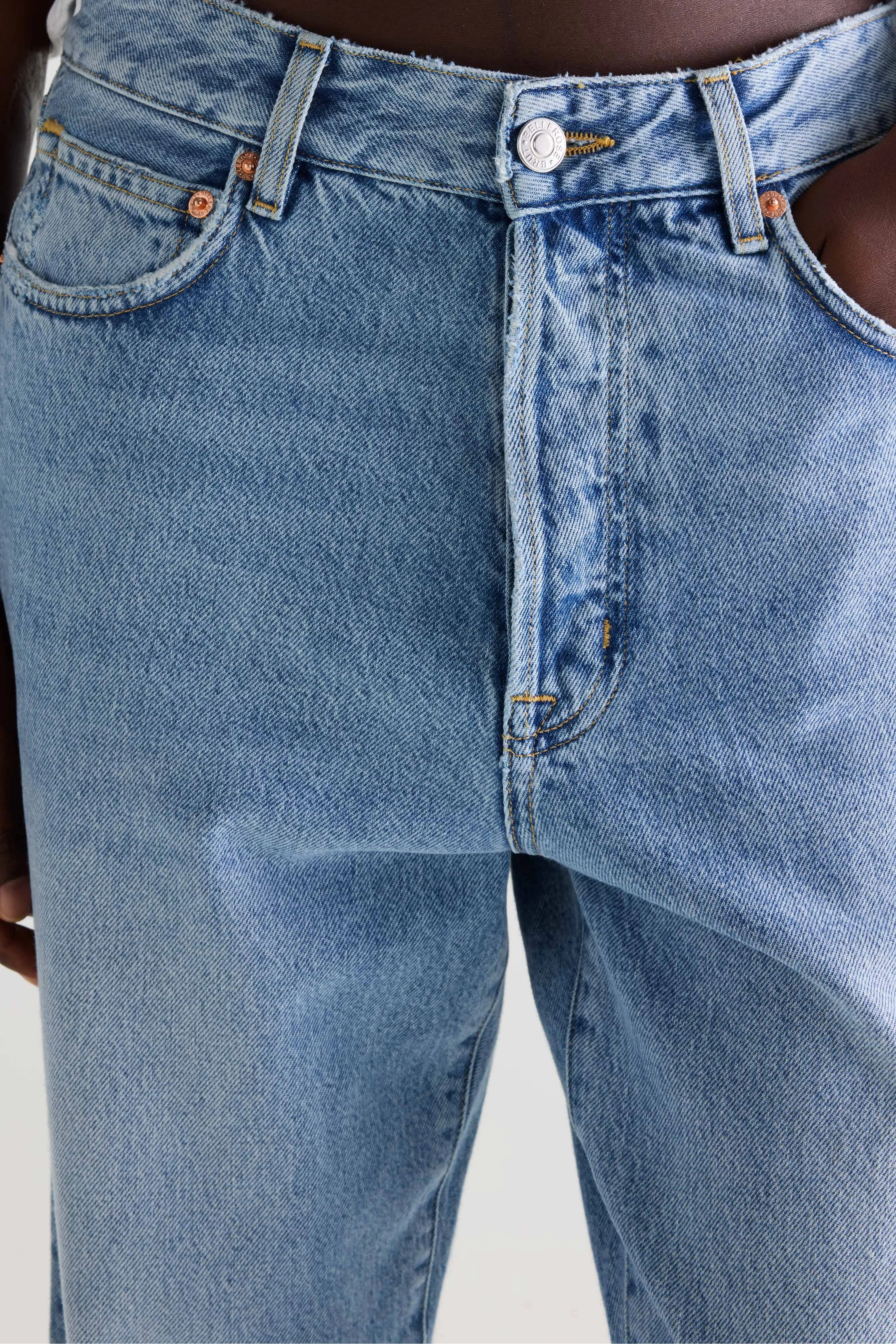 Denim N. 46 wide jeans (261 / W / BLUE BLEACH) sold by Bellerose product image thumbnail 5