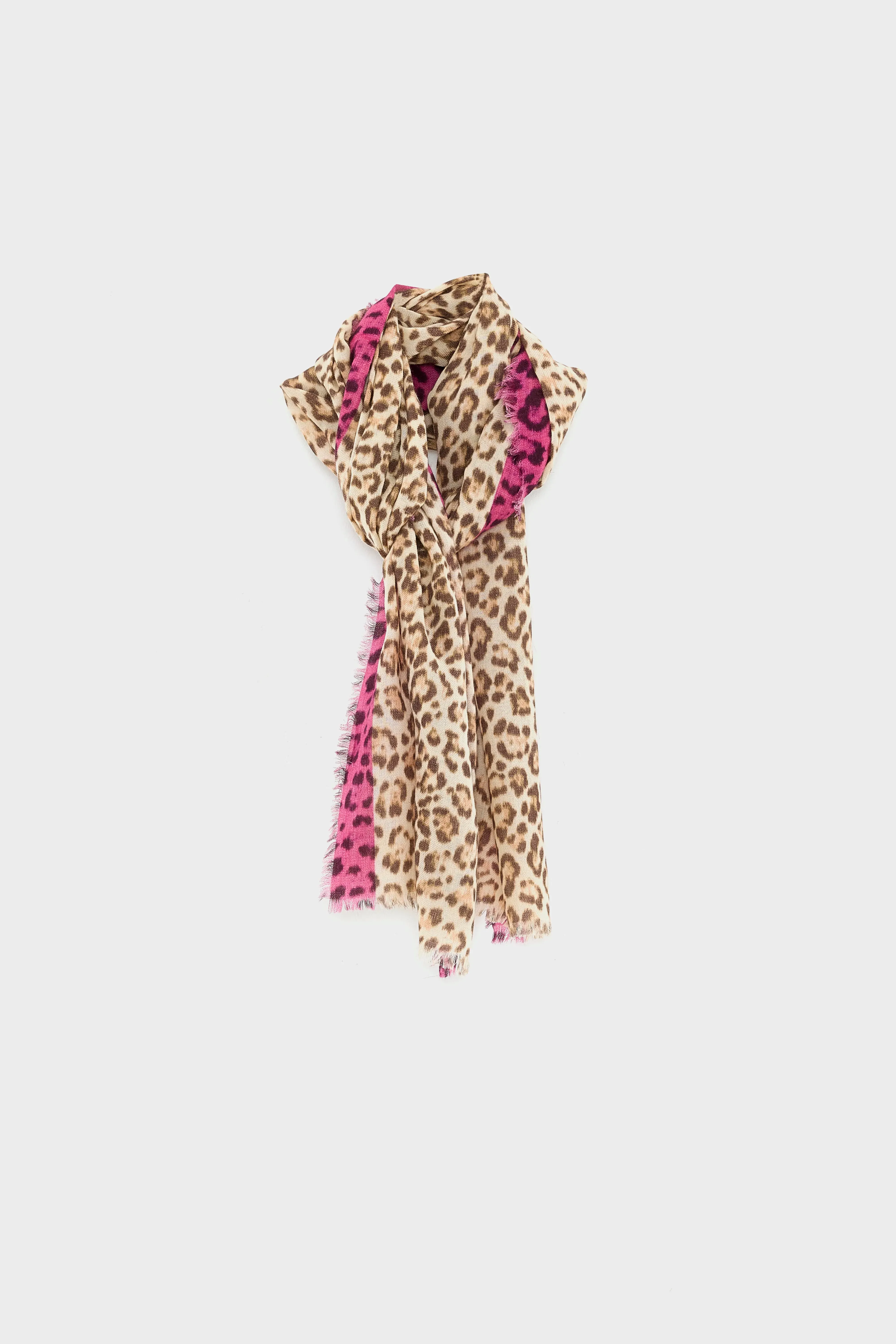 Sowo leopard-print scarf (261 / W / DISPLAY A) sold by Bellerose product image thumbnail 3